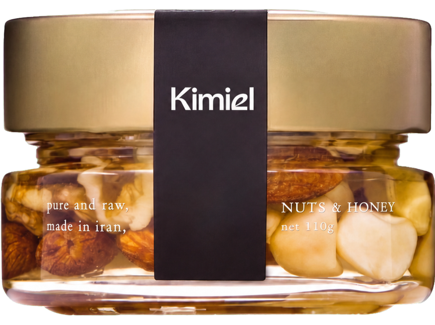 Nuts and honey jar